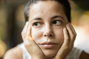 photo for the emotional toll of menopause skin changes on women