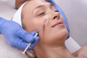 woman receiving rejuran treatment